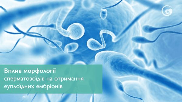 Вплив морфології сперматозоїдів на отримання еуплоїдних ембріонів