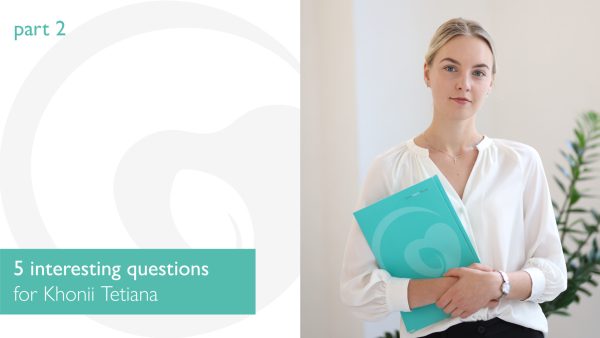 5 interesting questions for Khonii Tetiana. Part 2