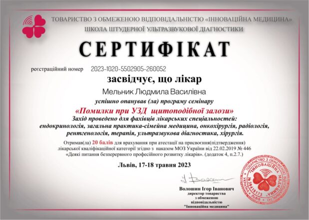 Мельник Людмила Василівна