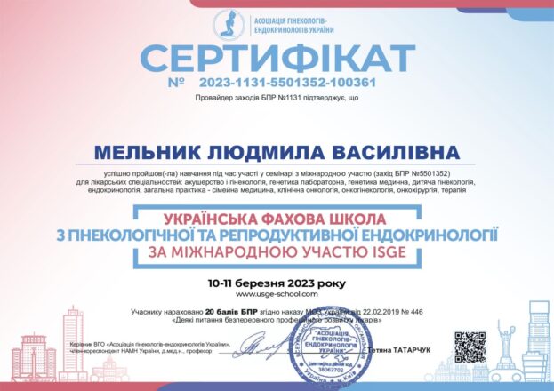 Мельник Людмила Василівна