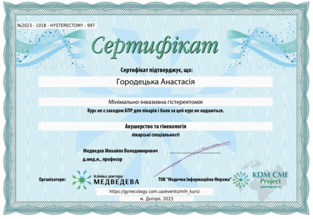 Городецька Анастасія Миколаївна