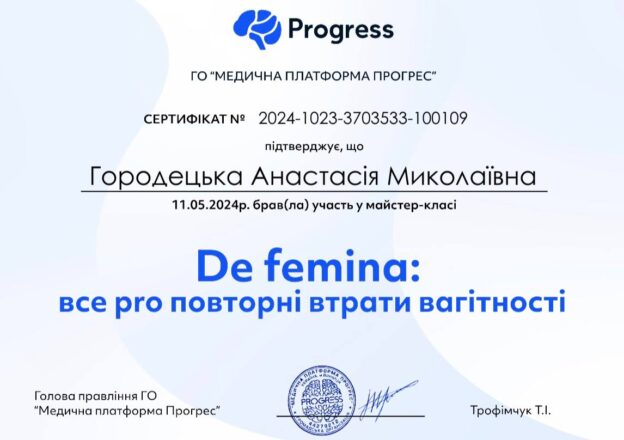 Городецька Анастасія Миколаївна