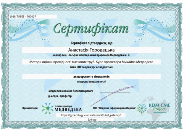 Городецька Анастасія Миколаївна