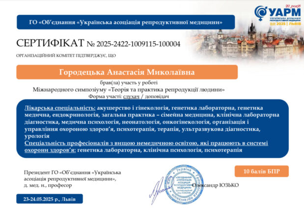 Городецька Анастасія Миколаївна